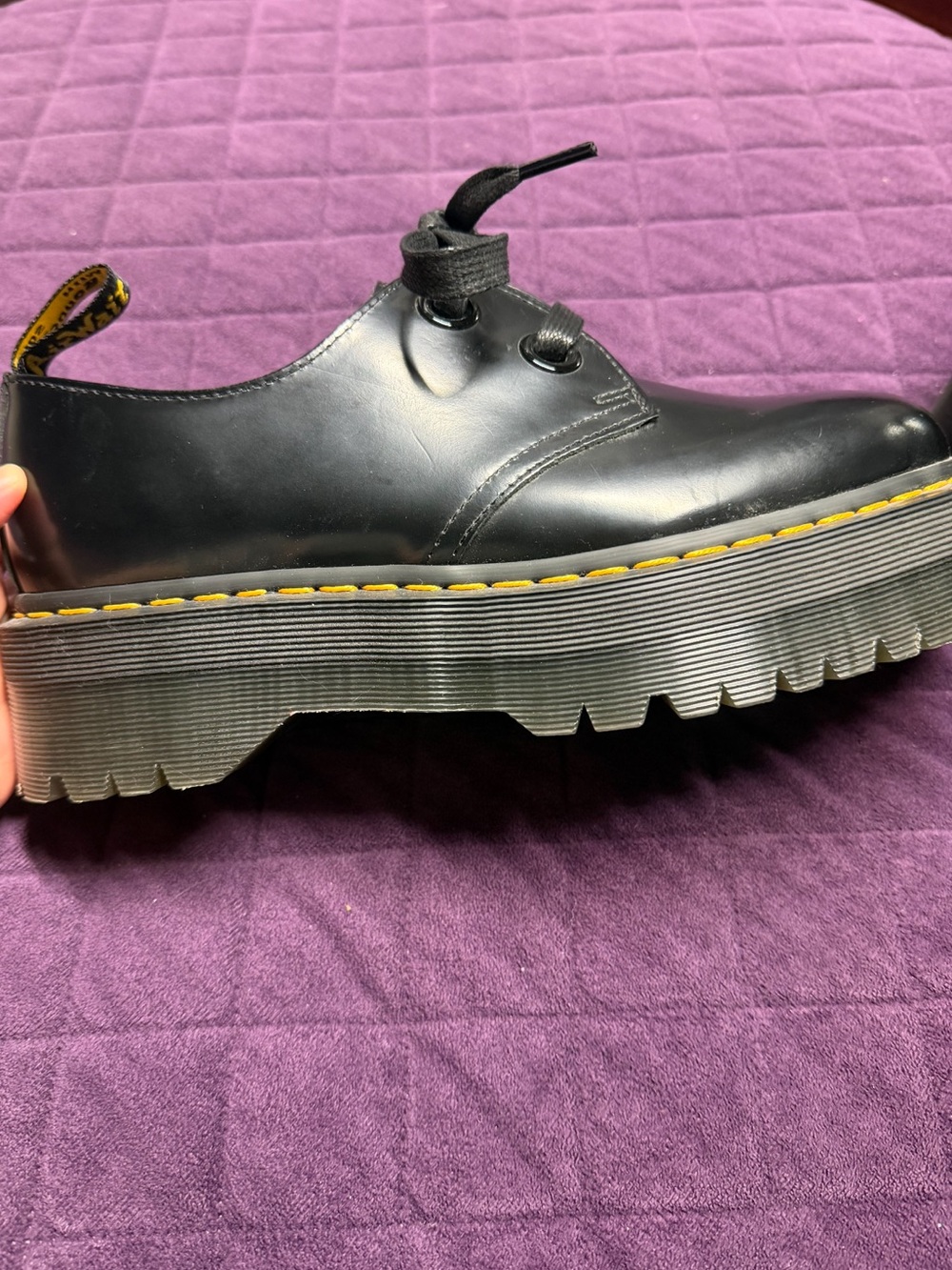 Dr. Martens  1461 SMOOTH LEATHER PLATFORM SHOES